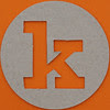 plain card disc letter k plain card disc letter k