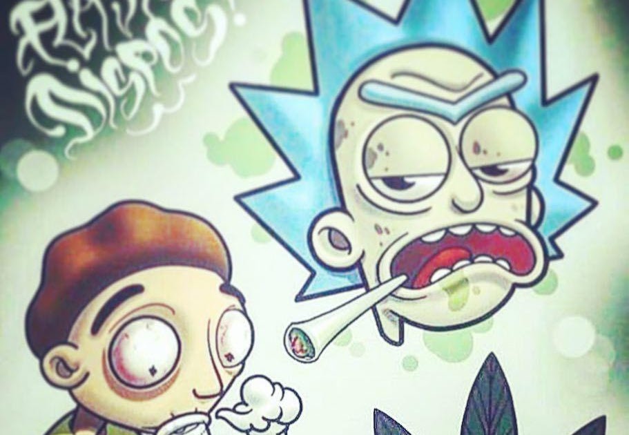 High Rick And Morty Stoned Wallpaper - Who S Excited For Season 4