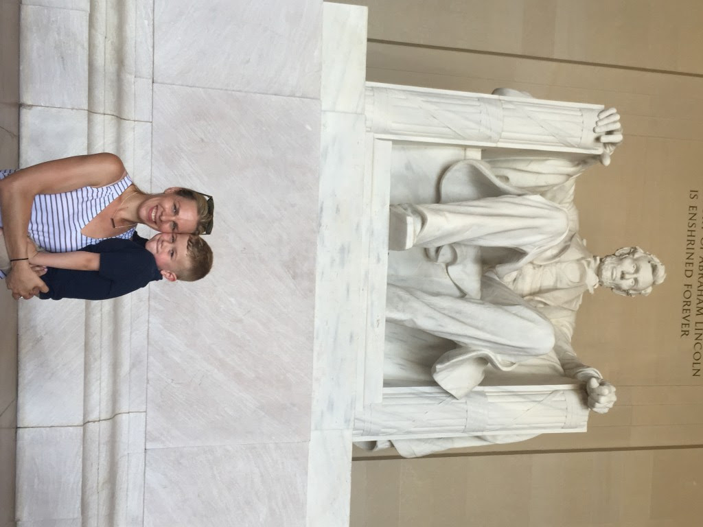 Lincoln Memorial Jack and Mommy