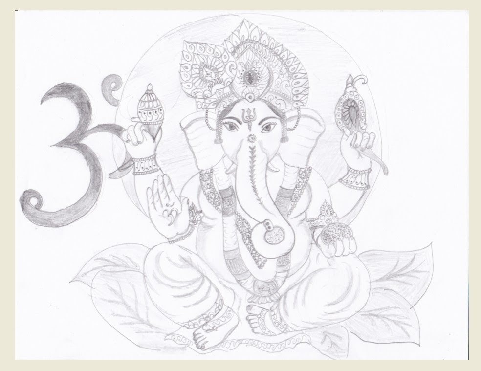 Lord Ganesha Drawing Cliparts Co