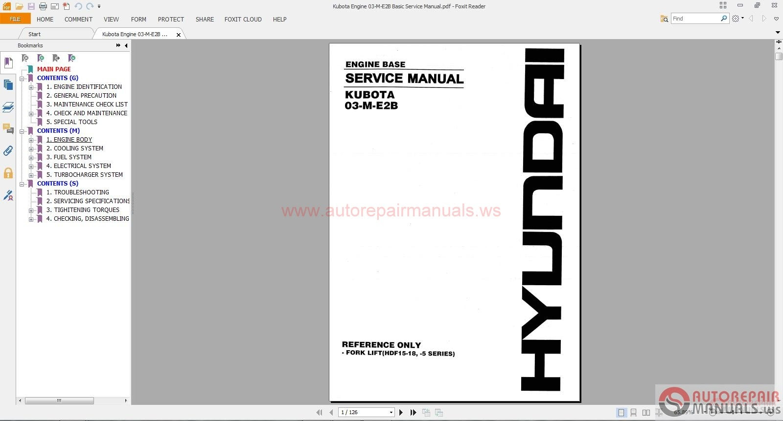 Kubota manual download