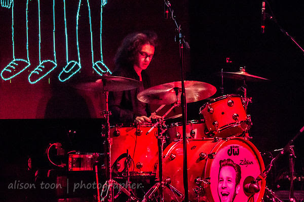 Bob Hall, drums, Catfish and the Bottlemen, Sacramento, October 2014