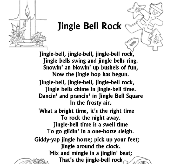 Best representation descriptions: Christmas Jingle Bell Rock Song Lyrics Re...