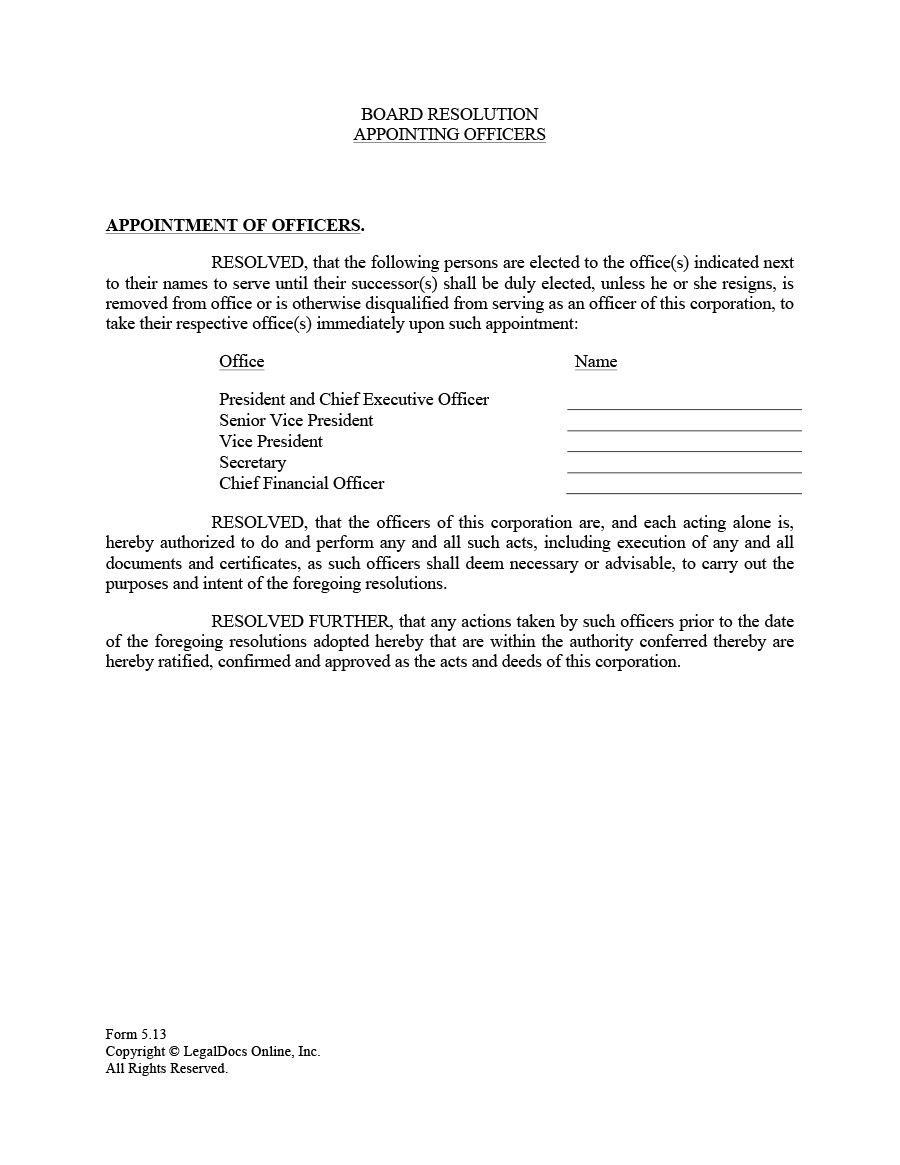 Board Resolution Sample Malaysia | Master of Template Document