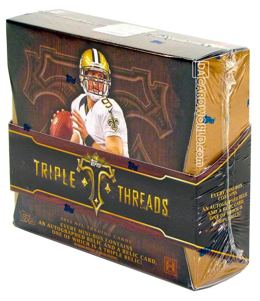 2014 Topps Triple Threads Football Hobby Box DA Card World 2014 Topps Triple Threads Football Hobby Box DA Card World
