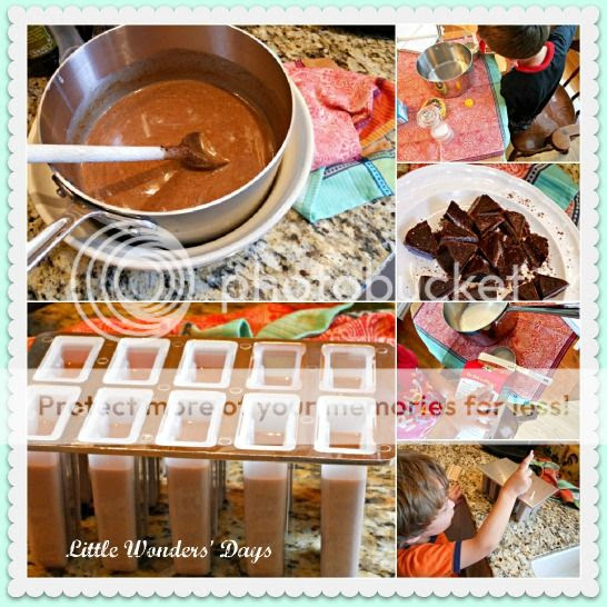 Mexican chocolate popsicles
