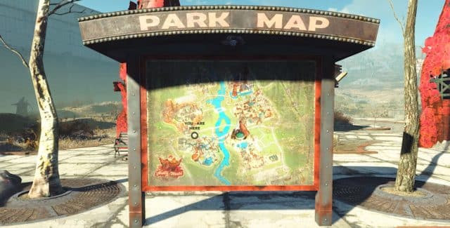 Fallout 4 Nuka World Map - Blank Map