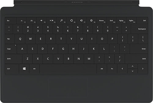 Microsoft - Type Cover 2 - Black