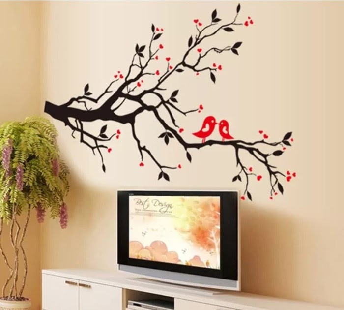 11+ Lukisan Dinding Pohon Sakura Gambar Kitan