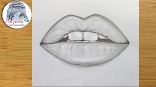 How To Draw Big Lips Drawing Tutorials