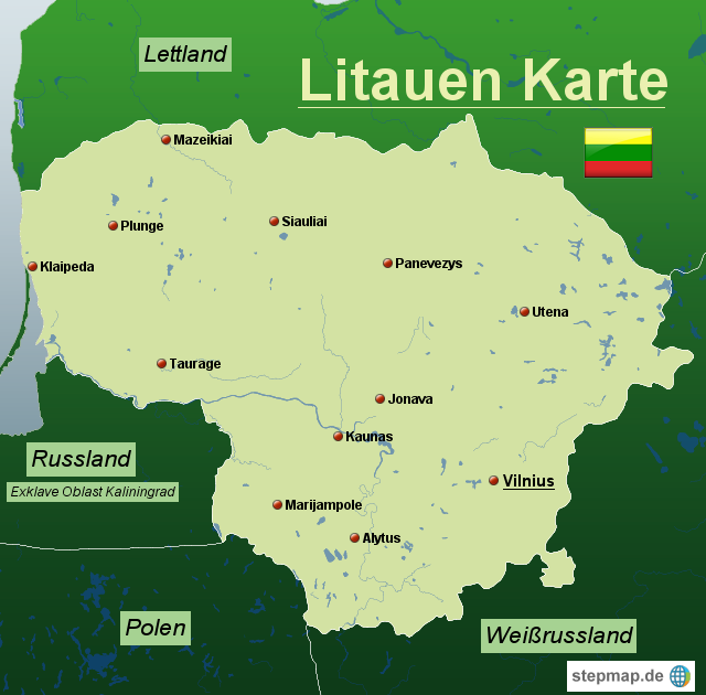 Litauen Karte ~ World Of Map
