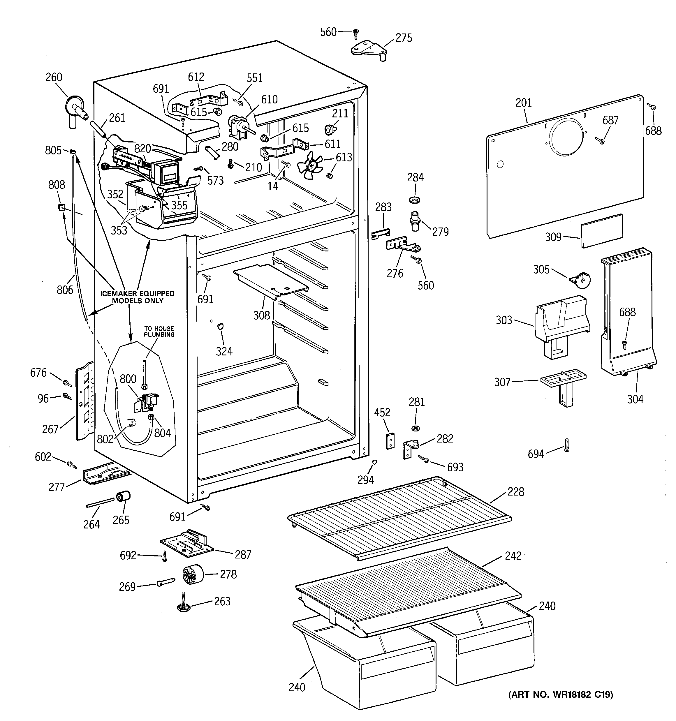 Fridge Freezer Circuit Diagram