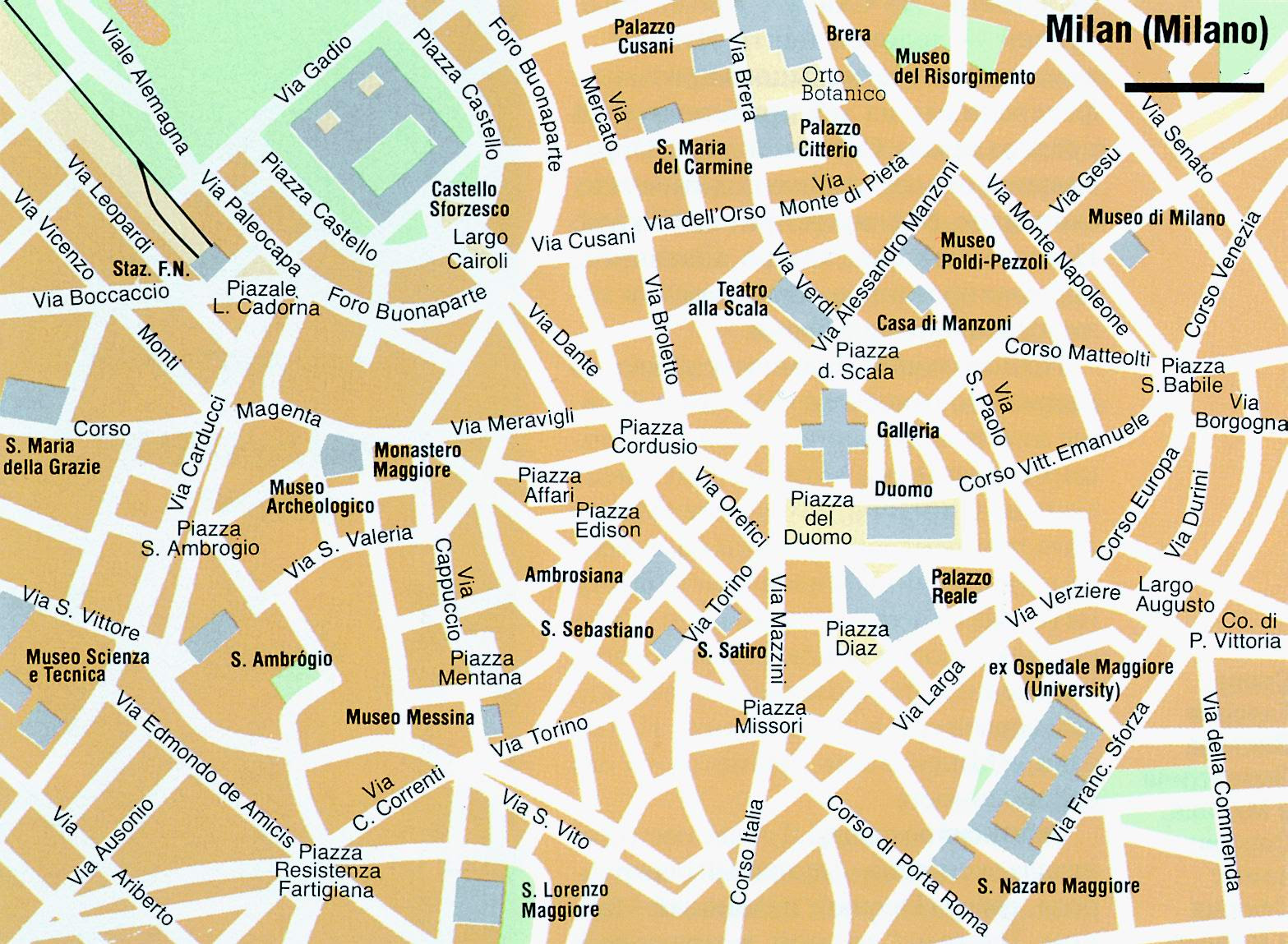 Map Of Milan City Maps Of Italy Planetolog Com Map Of Milan City Maps Of Italy Planetolog Com