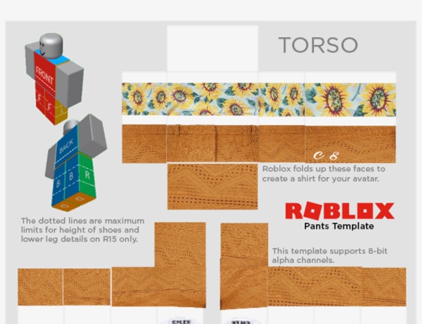 Roblox Template Pants Aesthetic