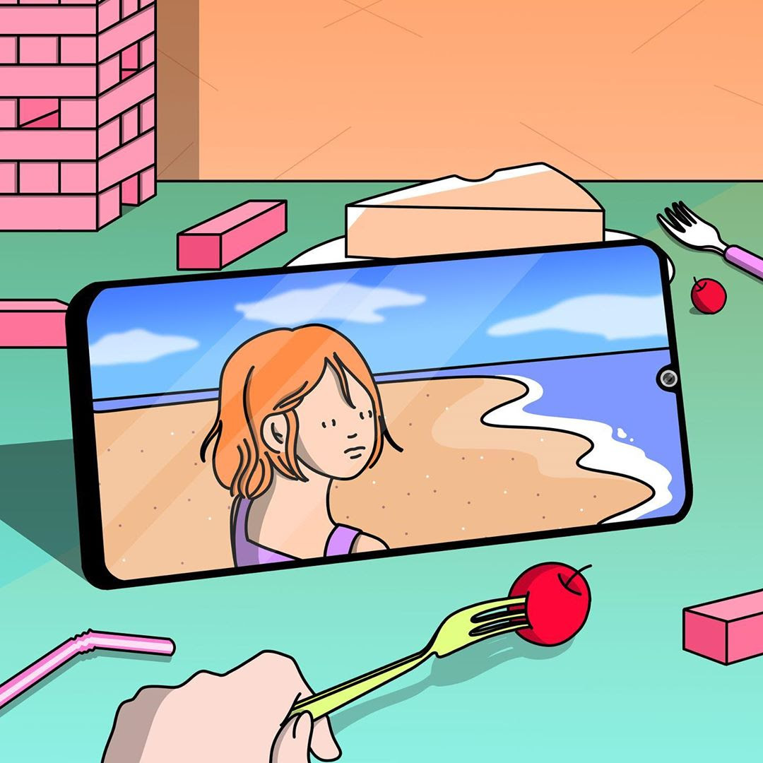 Ngagolak 待ち受け 韓国 イラスト 女の子