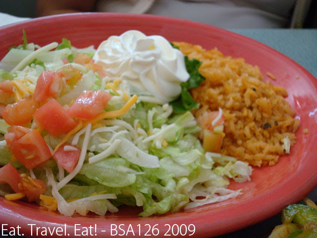 Side plate for Seafood Fajita