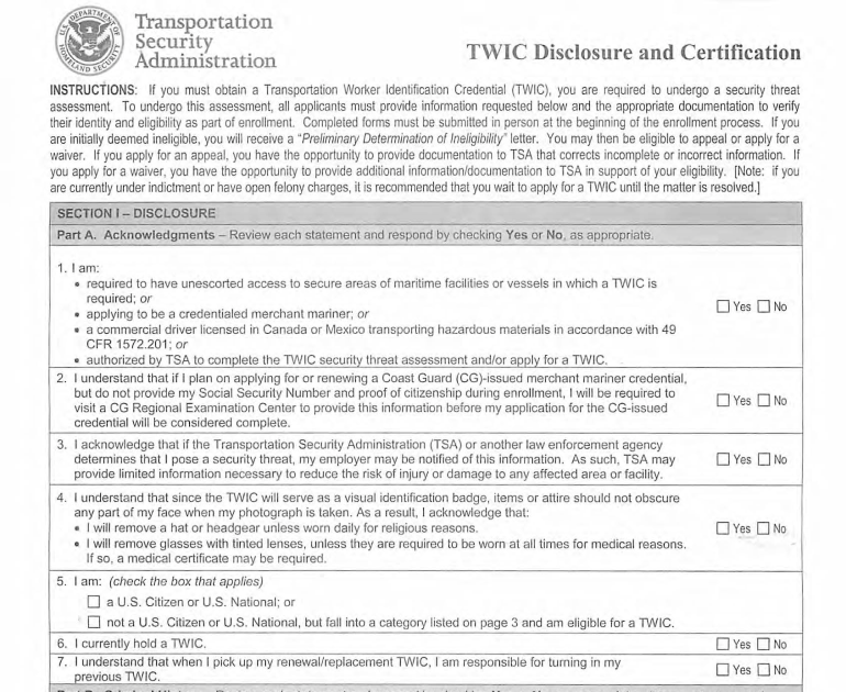 Apply For Twic Card Thousands of Issued TWIC Cards Won't Work Due to