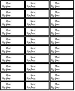 Guess How Many Lollies In The Jar Printable - Hademade Kusia