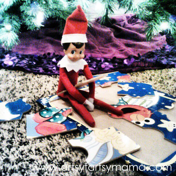 27 Easy Elf on the Shelf Ideas at artsyfartsymama.com #ElfontheShelf #Christmas