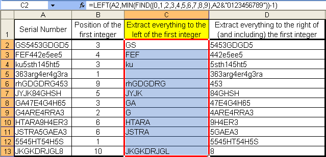 ExtractLeftOfFirstInteger