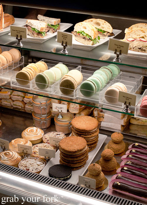 sandwiches and macarons at bouchon bakery beverly hills la los angeles