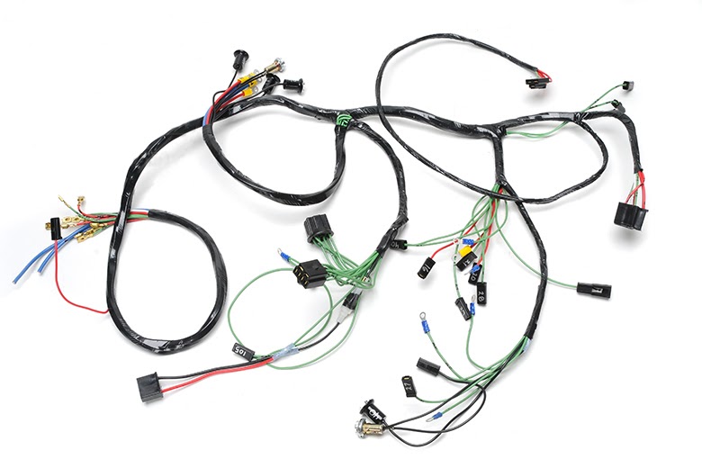 Wiring Harnes Main Under Dash For Scout 800 1966 To 68 - Wiring Diagram