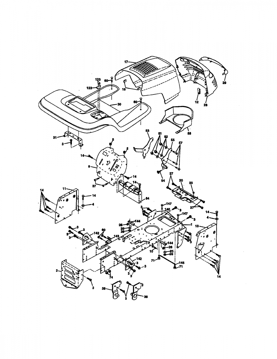 Craftsman Mower Parts Diagram - Derslatnaback