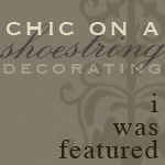 Chic on a Shoestring Decorating