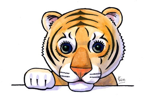 ベスト 虎 イラスト かわいい 年賀状 2846 Apixtursaenxnge