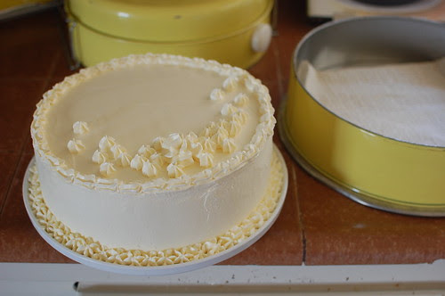 lemon debutante cake