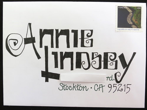 Mail art to Annie