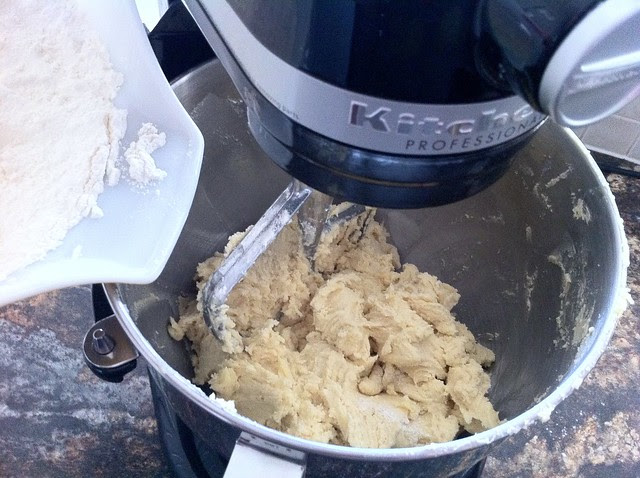 Adding Second Half of Dry Ingredients