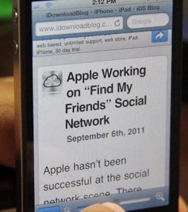 App do Cydia permite aumentar ou diminuir a fonte de sites (Foto: Reprodução) App do Cydia permite aumentar ou diminuir a fonte de sites (Foto: Reprodução)