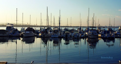 sunrise at the bay