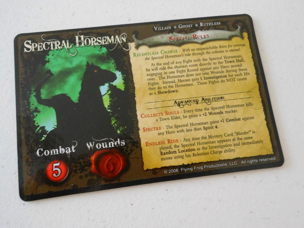 A Touch of Evil - Villain card A Touch of Evil - Villain card