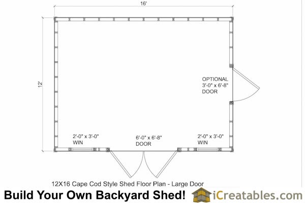 12x12 cape cod shed with porch plans icreatables