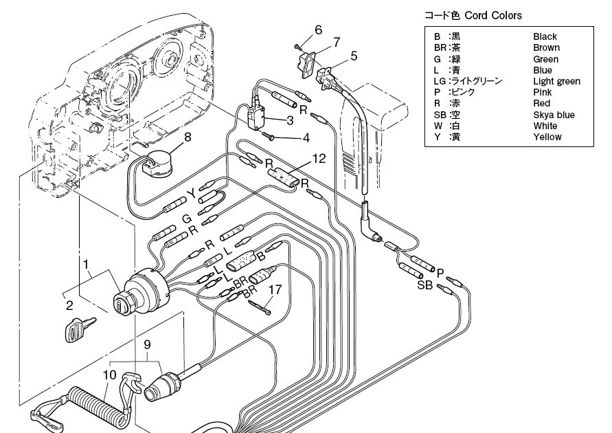 Tohatsu Outboard Control Wiring Diagram - Complete Wiring Schemas