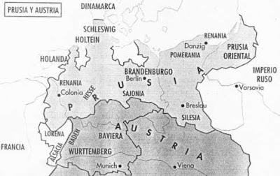 historiastm: Mapa Unificación Alemana