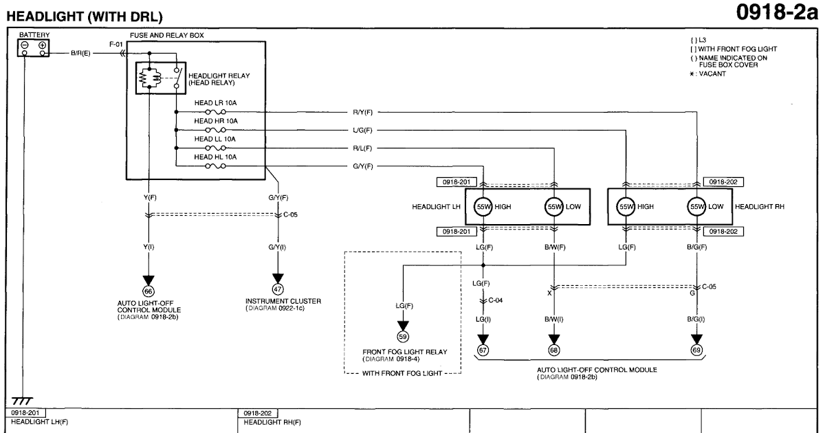 Mazda Cx 9 Headlight Wiring Schematic