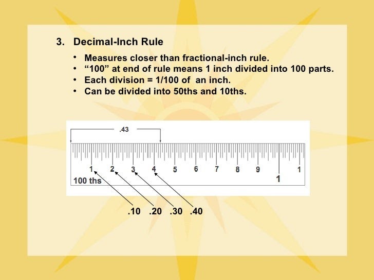 How To Read A Ruler In Inches Decimals How To Read A Ruler In