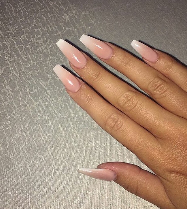 Coffin Nails And Ballerina Nails Nail And Manicure Trends