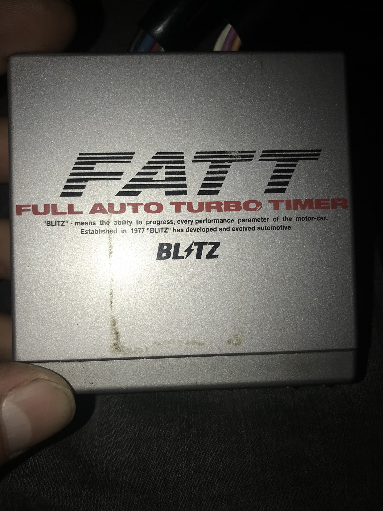 Blitz Fatt Turbo Timer Wiring Diagram