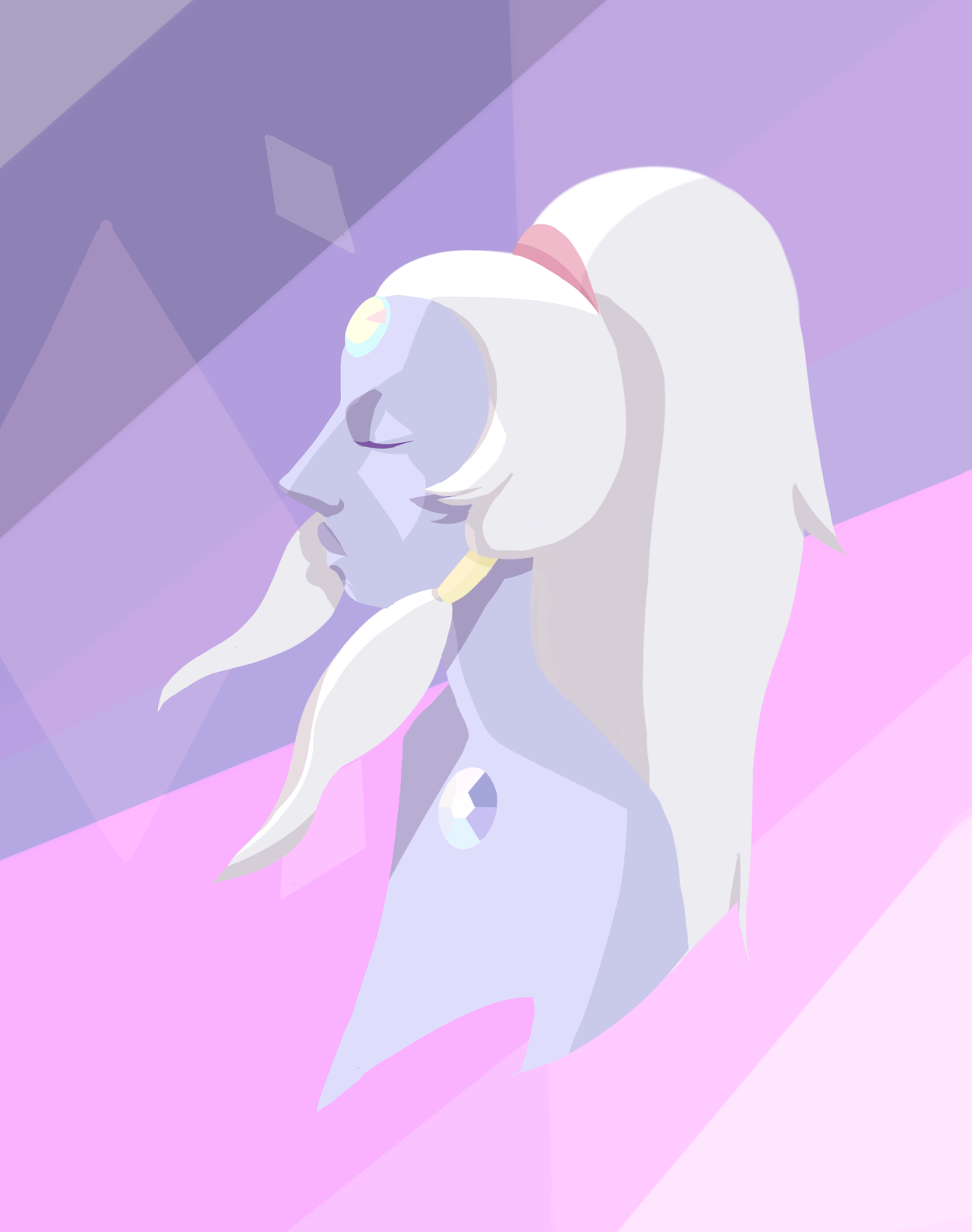 I tried to draw opal so many times and i finaly did it :D