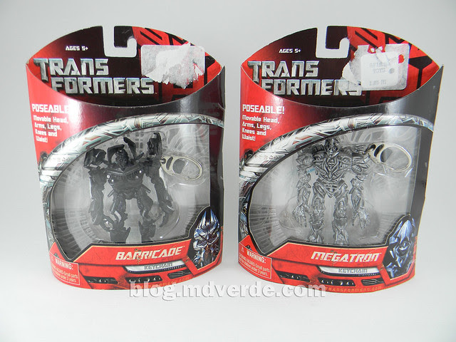 Transformers llaveros - Movie 2007 - Barricade y Megatron