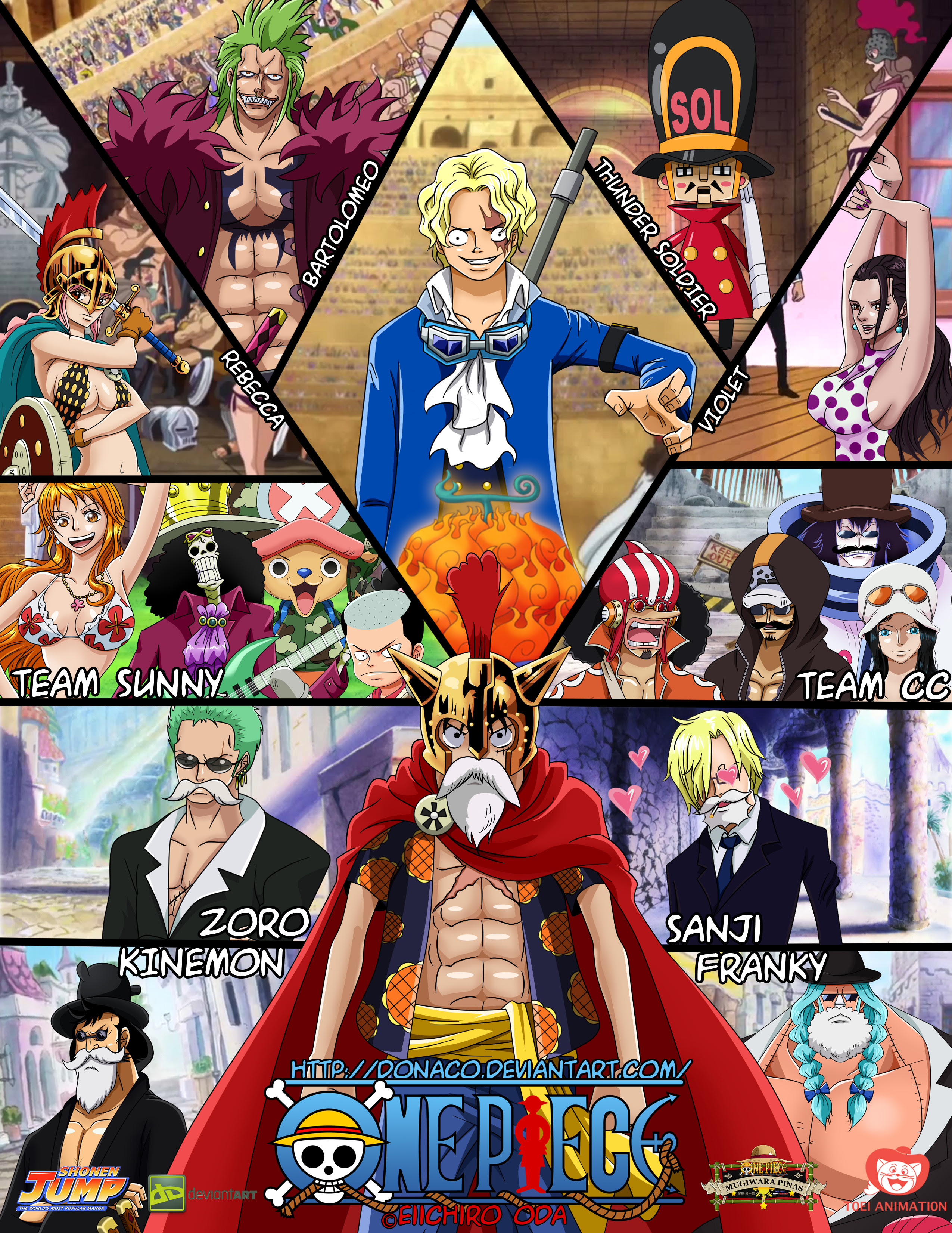 One Piece Dressrosa Personnage - onepiecejullla