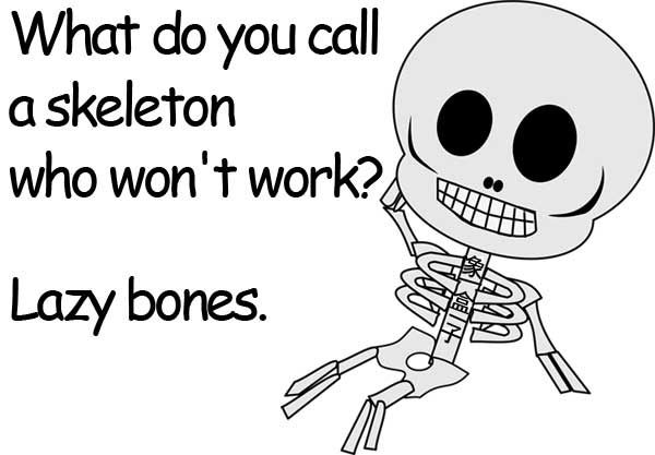 lazybones lazy bones 懶骨頭 skeleton Halloween 萬聖節