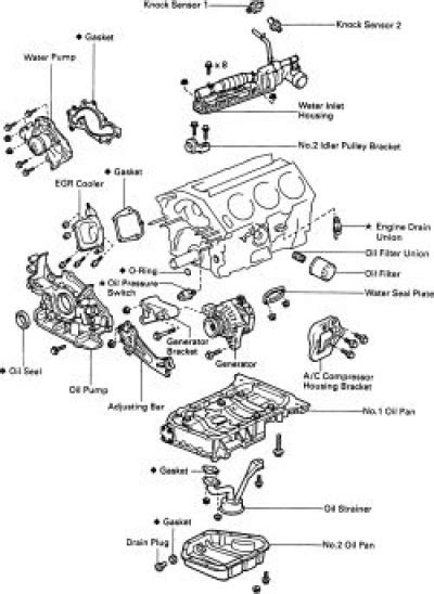 1996 Toyota Camry Engine Diagram | Automotive Parts