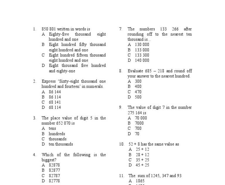 Contoh Soalan Matematik Tingkatan 4 Bab 1 - Persoalan p