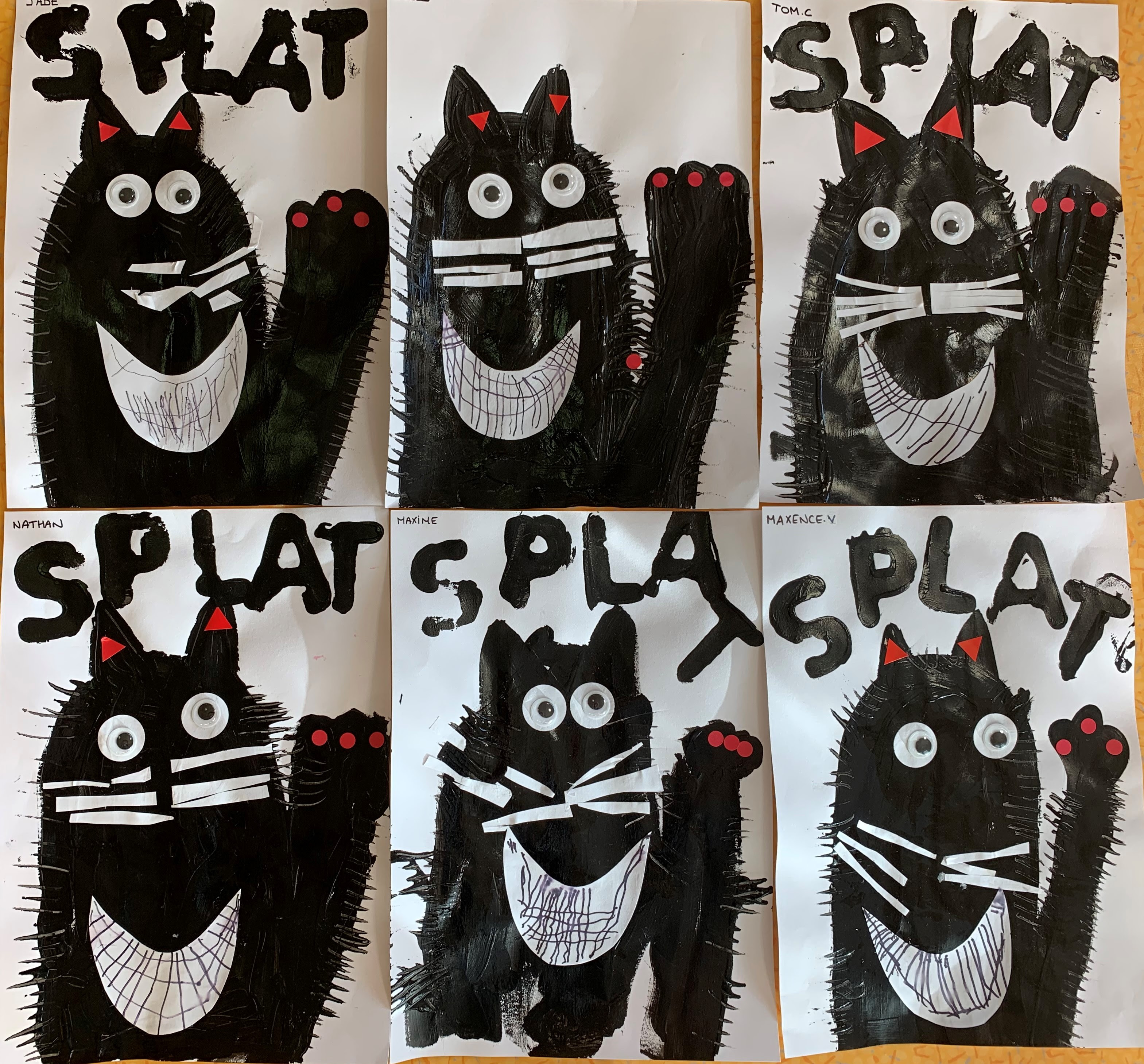 Arts Visuels Splat Le Chat Maternelle √ 100 ou plus splat le chat arts visuels 102843-Splat le chat arts