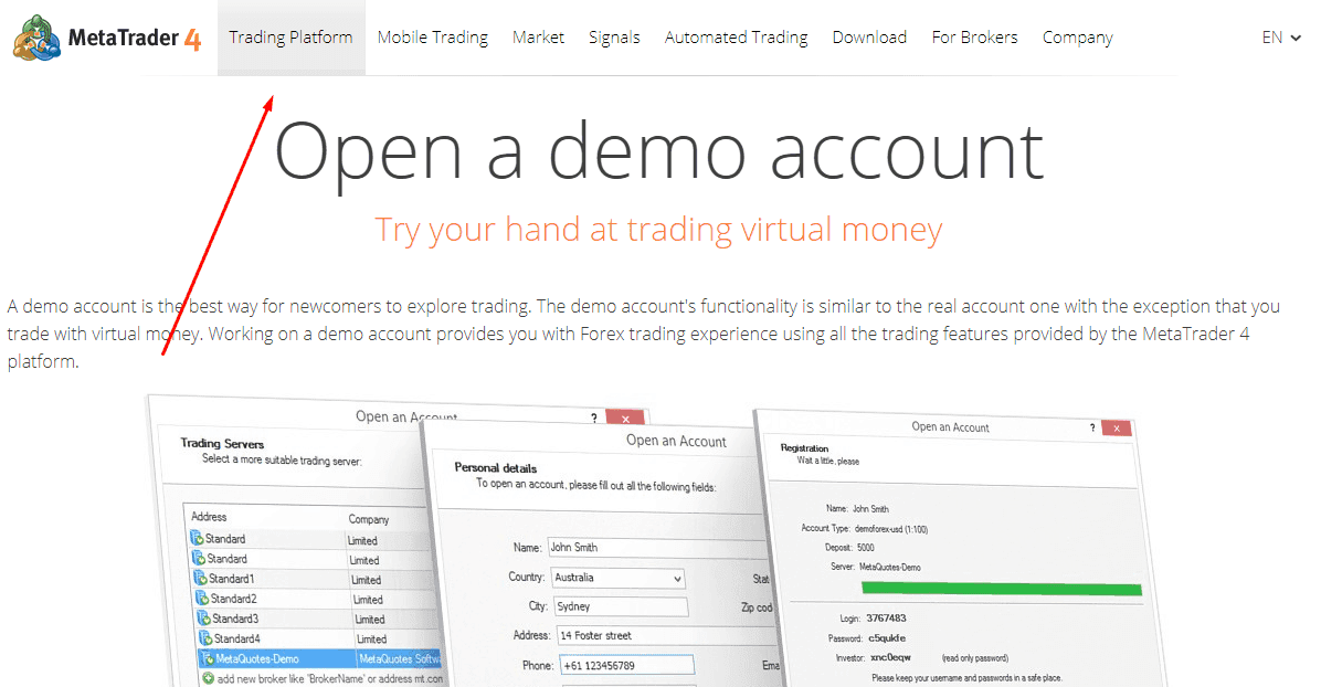 Forex demo software download